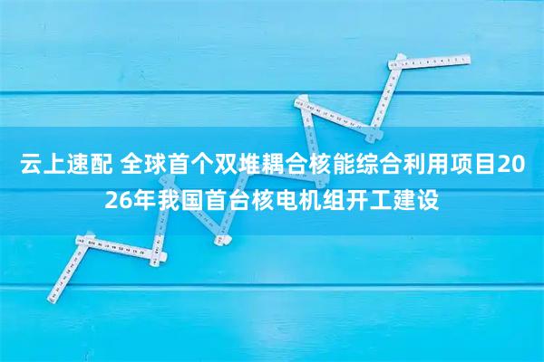 云上速配 全球首个双堆耦合核能综合利用项目2026年我国首台核电机组开工建设